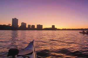 Perth: Sunset City Kayak Experience