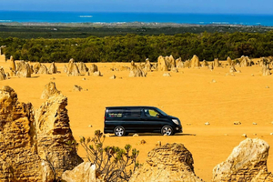 Da Perth al Deserto dei Pinnacoli con guida nel deserto in 4 ruote motrici e sandboarding