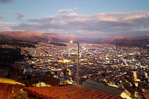 Cusco: Sunset at the peak of the Ghetto