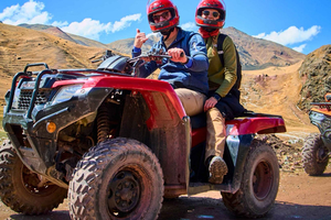 Da Cusco: tour in fuoristrada con All-terrain vehicle a Moray e alle miniere di sale di Maras