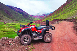 Vanuit Cusco: Excursie Rode Vallei en Vinicunca Quad Privé