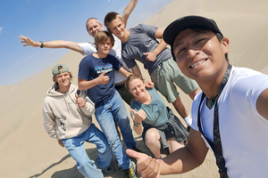 From Lima: Ballestas Island & Huacachina Oasis Private Tour