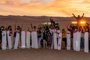 De Paracas: Degustação de vinhos e pisco + Aventura nas dunas de Huacachina