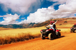From Urubamba: Private ATV Tour to Maras, Moray & Salt Mines