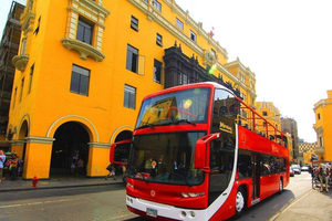 Lima: tour della città in bus panoramico, passeggiata e catacombe
