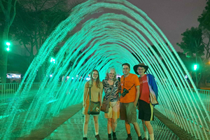 Lima: Water Magic Circuit, Downtown and Catacombs Night Tour