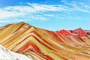 Fra Cusco: Heldagstur til Rainbow Mountain med måltider