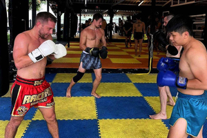 Muay Thai-gruppetime, 1 session i RC Rachai Gym