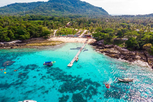 Snorkling i speedbåd ved øerne Coral Island, Koh Racha Yai og Mai Ton