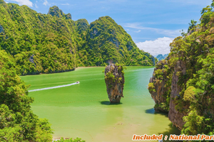 From Phuket : James Bond Island by Bigboat & Canoe Adventure