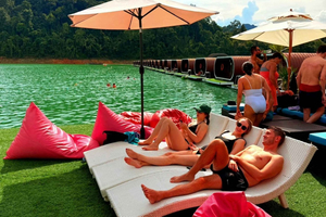 Khao Sok: All inclusive-tur til Cheow Lan-søen, DM-grotten, vandretur, kajak