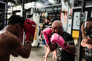 Muay Thai-gruppeundervisning, 1 session i Tao Muay Thai-fitnesscenter