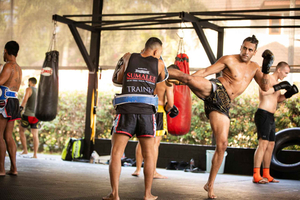 Muay Thai Training, Group Session at Sumalee Gym