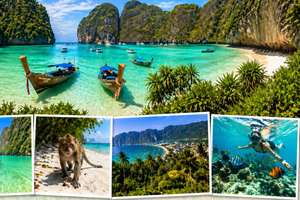 Phi Phi Islands and Khai Island Day Trip with Pickup