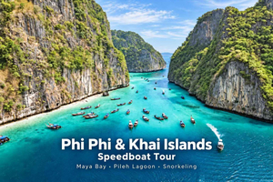 Phi Phi, Maya Bay & Khai Island Speedboat Day Tour