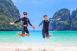 Phi Phi 4 Inseln Schnellboot mit Aussichtspunkt ganztägig