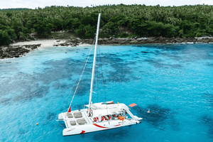 Phuket: Coral, Racha, Promthep Island Catamaran Trip & Lunch