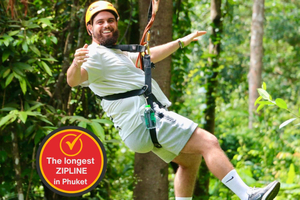 Phuket : Erawan Patong Seaview Zipline