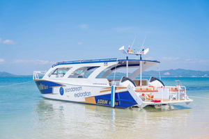 Phuket eller Khao Lak: Førsteklasses guidet katamarantur til Phi Phi-øerne