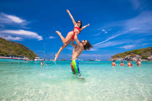 Phuket Racha-Yai & Coral Island Speedboat Tour+After-Sun SPA