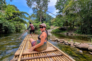 Da Phuket a Khao Lak: tour privato con rafting in bambù, All-terrain vehicle e tartarughe