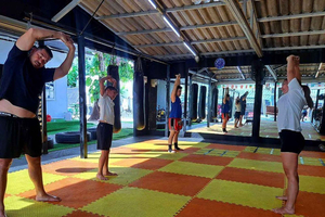 RC Rachai Muay Thai-gruppeklasse, dagskort