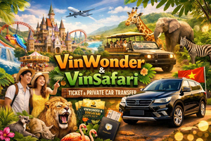 VinWonder & VinSafari Ticket & Private Car Transfer