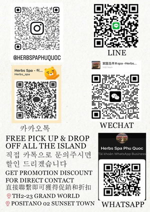 Herbs Spa Grand World ( 连我 , 微信 , 예약 카톡 ID: Herbs_spa ) 허브 스파 - 富国岛按摩