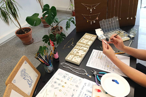 Ceramic Charm Jewelry Workshop with Artist