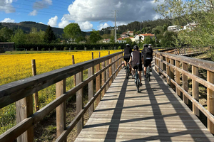 Desde Oporto: Tour en bici por el Geoparque de Arouca, Ecovia do Arda (opción e-BIKE)