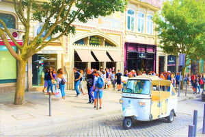 Porto: Privé Tuk-Tuk Tour met korte wandeltochten en wijn