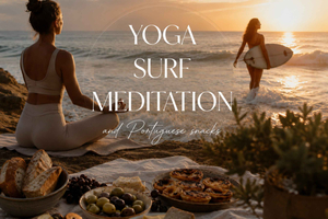 Oporto: experiencia de yoga, surf y meditación en el océano con refrigerios