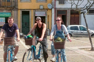 Tour in bicicletta al tramonto a Porto