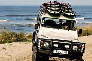 Porto: aulas de surf com transporte na Porto Surf School