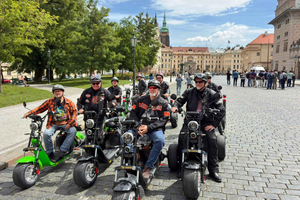 Beverly Hills og Prags udkant på elektrisk trike