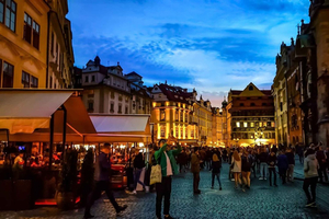 Prague by Night: Castle, Charles Bridge & Old Town