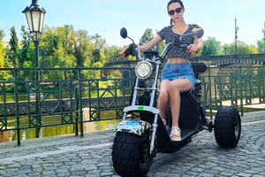 Praag: Stadsrondleiding met gids op een elektrische trike