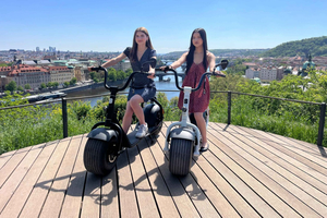Prague: Fat Tire or Regular Scooter Tour with A Local Guide