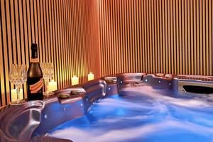 Private Luxury Spa with Whirlpool & Sauna