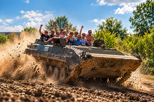 Tank Riding Experience with Hotel Pickup