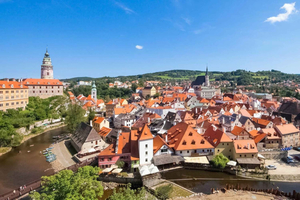 Vienna: trasferimento turistico a Praga via Cesky Krumlov