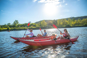 Prague : Location de kayak double sur la rivière Vltava