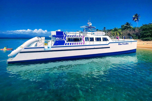 From Fajardo: Catamaran Beach Excursion with Lunch