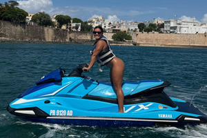 San Juan: Guidet vannscootercruise i havnen til El Morro