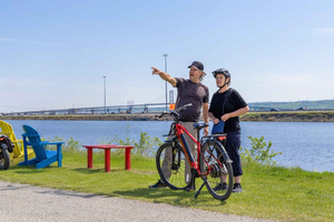 Ciudad de Quebec: Recorrido en eBike por las cataratas de Montmorency y la microcervecería