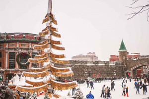 Quebec: Tour de degustação no mercado de Natal alemão