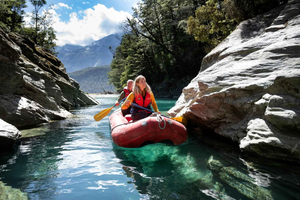 Fra Queenstown: Dart River Canoe & Jet Boat Day Trip