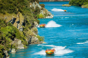 Queenstown: Jet Boat Adventure met Thunder Jet