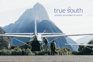 Queenstown: Milford Sound flyg och kryssning