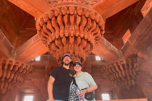 Visite d'Agra et de Jaipur, avec le puits à escaliers de Chand Baori et Fatehpur Sikri